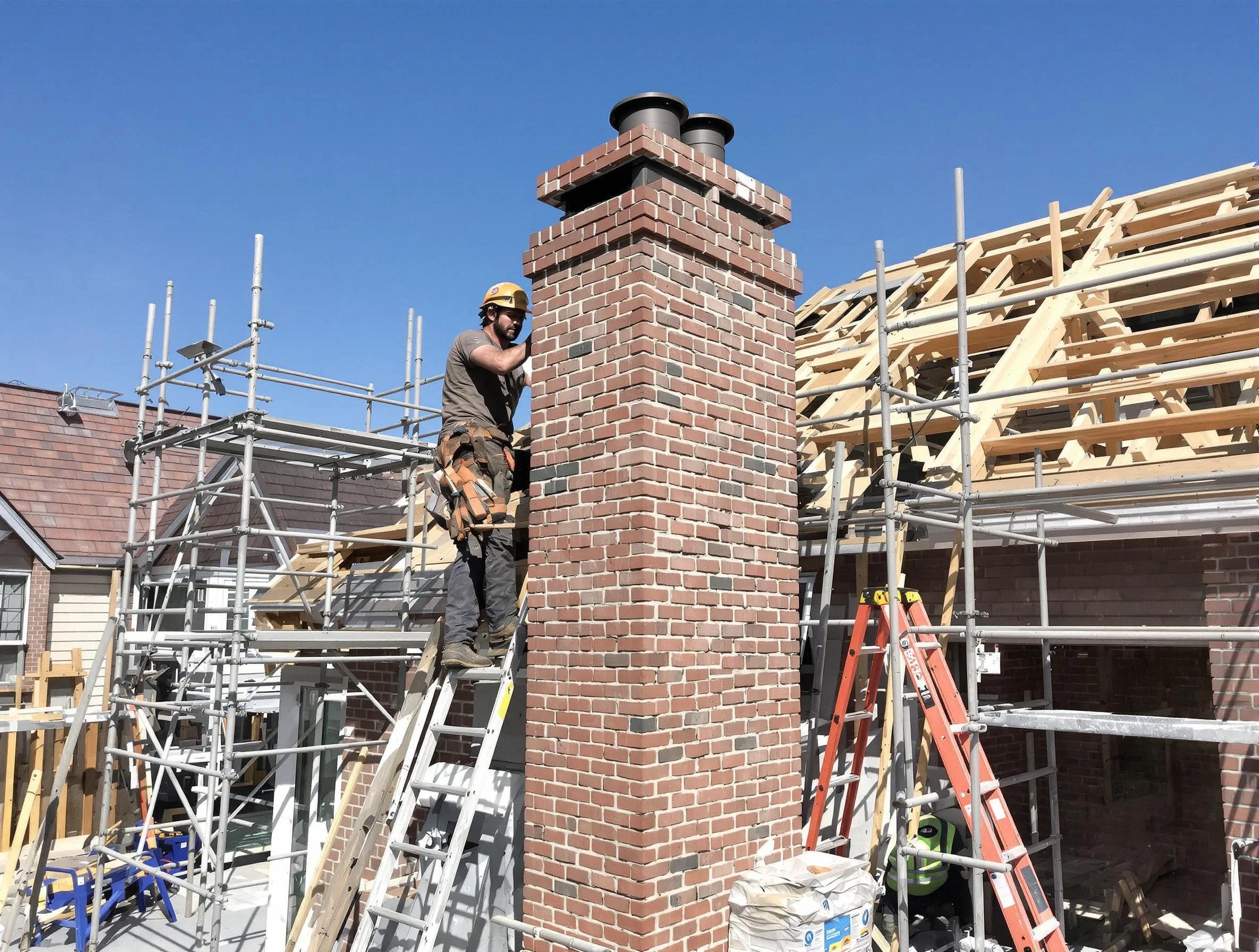New chimney installation completed by Kingfisher Chimney Sweep in Kingfisher, OK