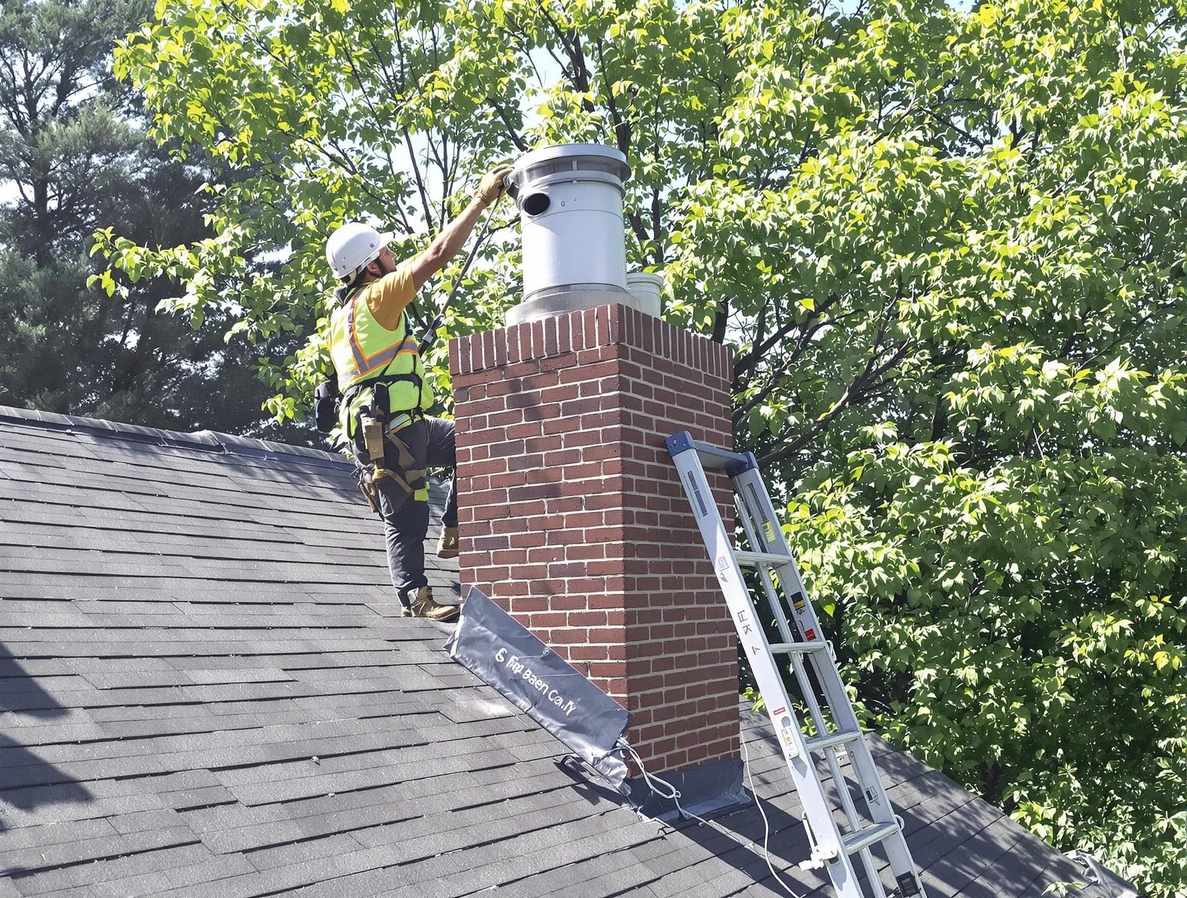 Chimney liner inspection by Kingfisher Chimney Sweep in Kingfisher, OK
