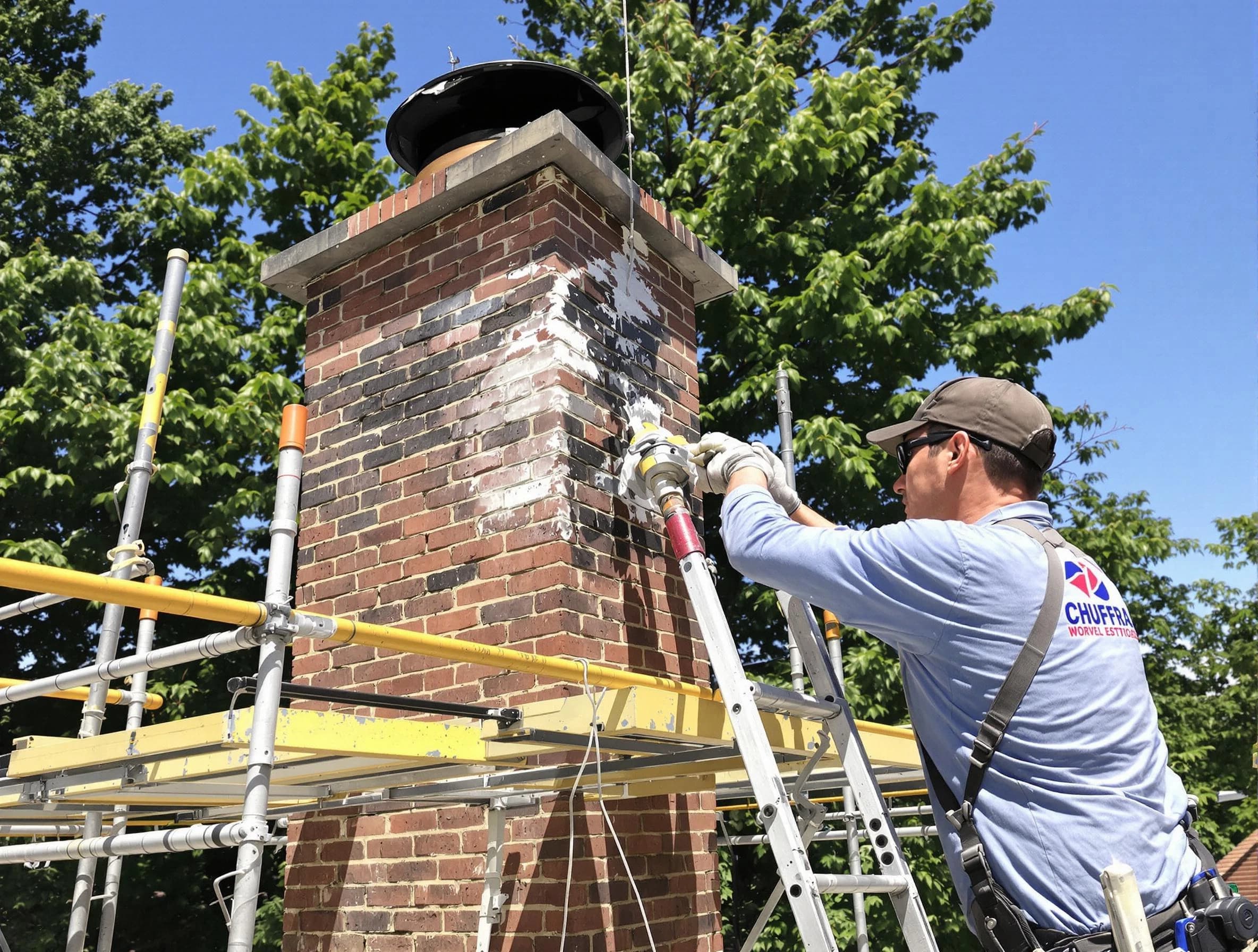 Structural chimney repair by Kingfisher Chimney Sweep in Kingfisher, OK