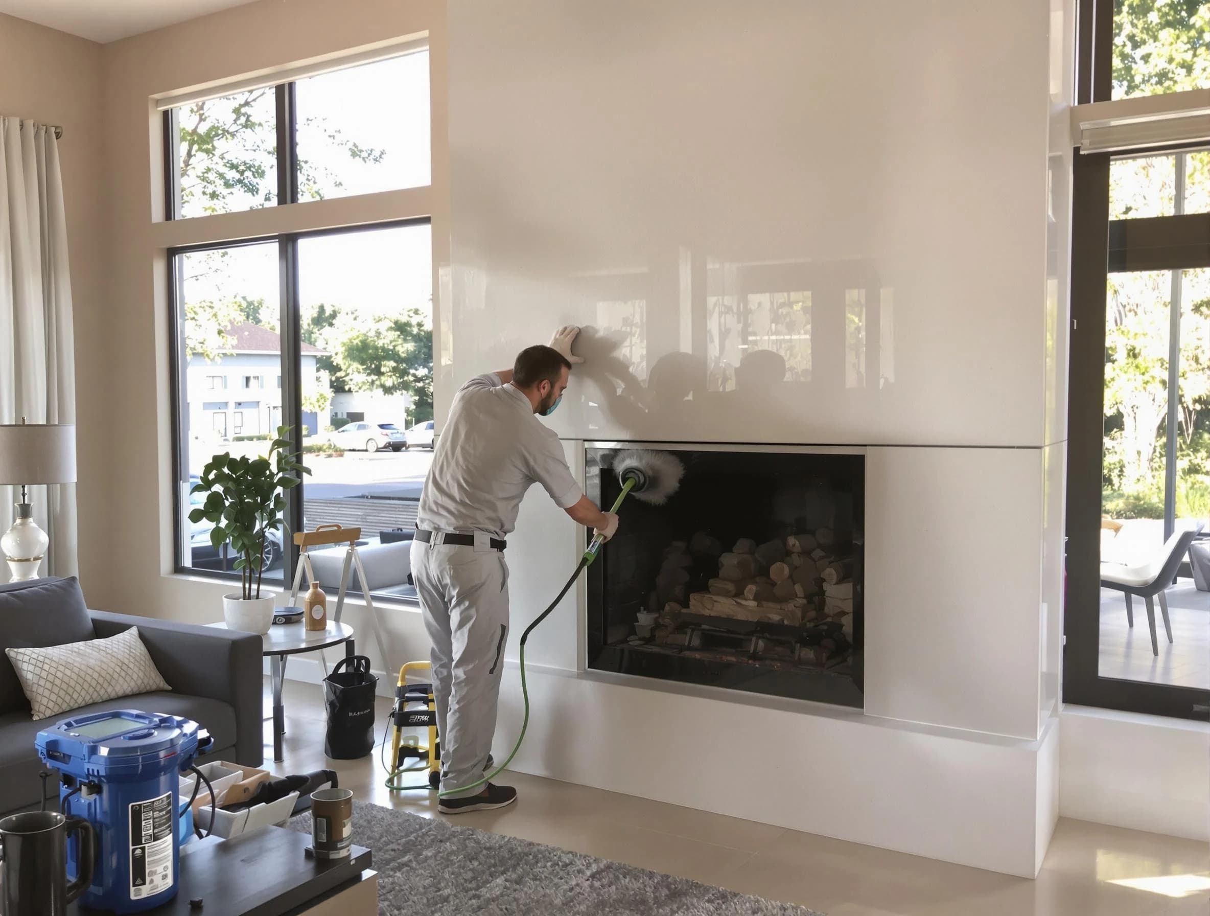 Kingfisher Chimney Sweep performing thorough soot removal in Kingfisher, OK